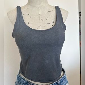 Daily Crop Washed Charcoal